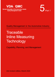 VDA  5 Part 1 Traceable Inline Measuring Technology. 2nd Edition 2024